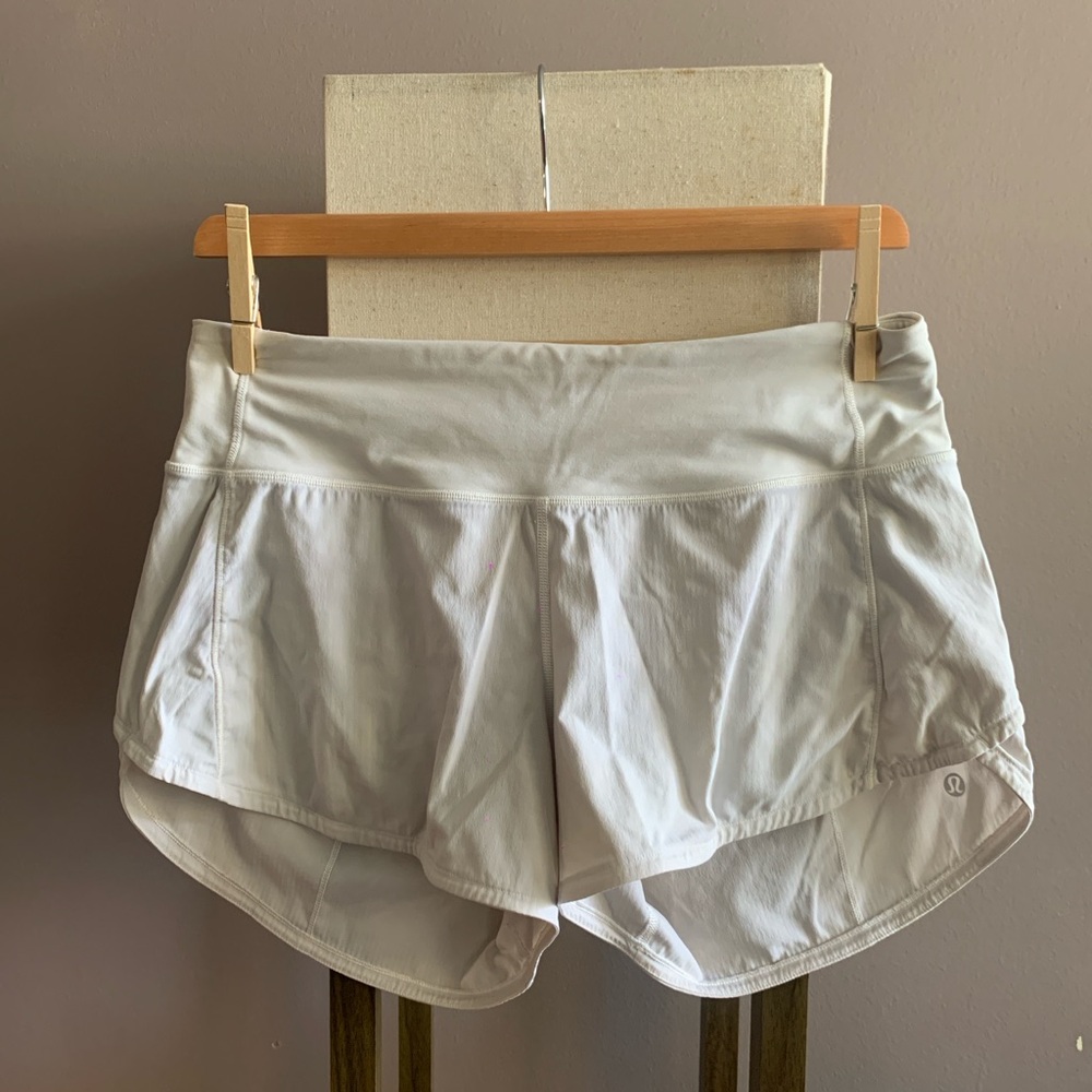 Lululemon Athletica Women's White Athletic Shorts
